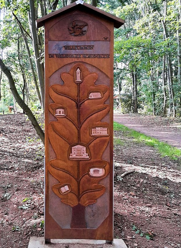 Pfad der Poesie im Park Hohenrode