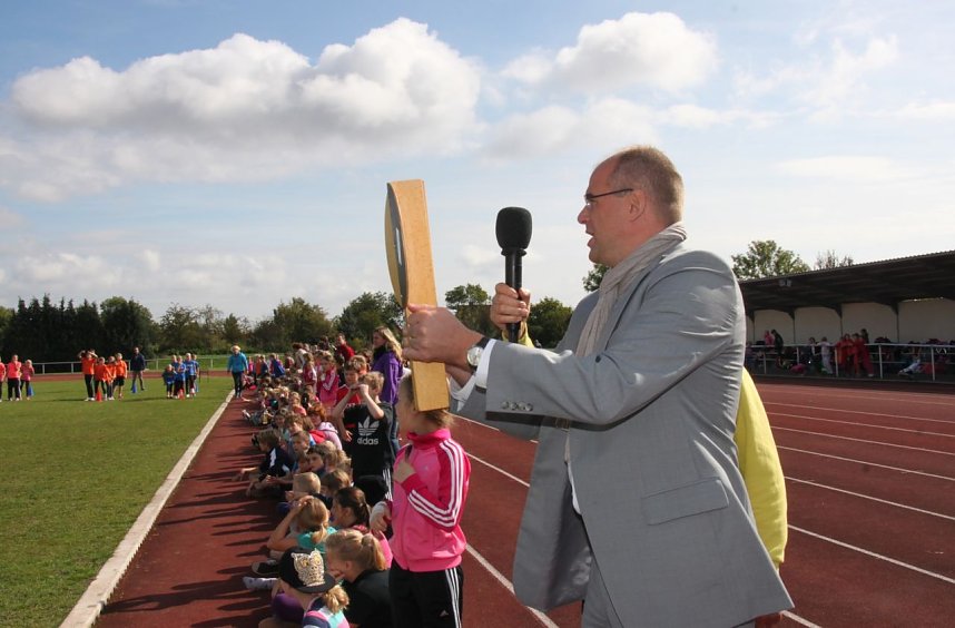 Staffellauf um den Pokal des Landrates