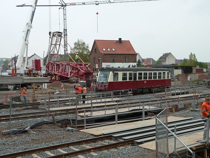 Koloss wird montiert