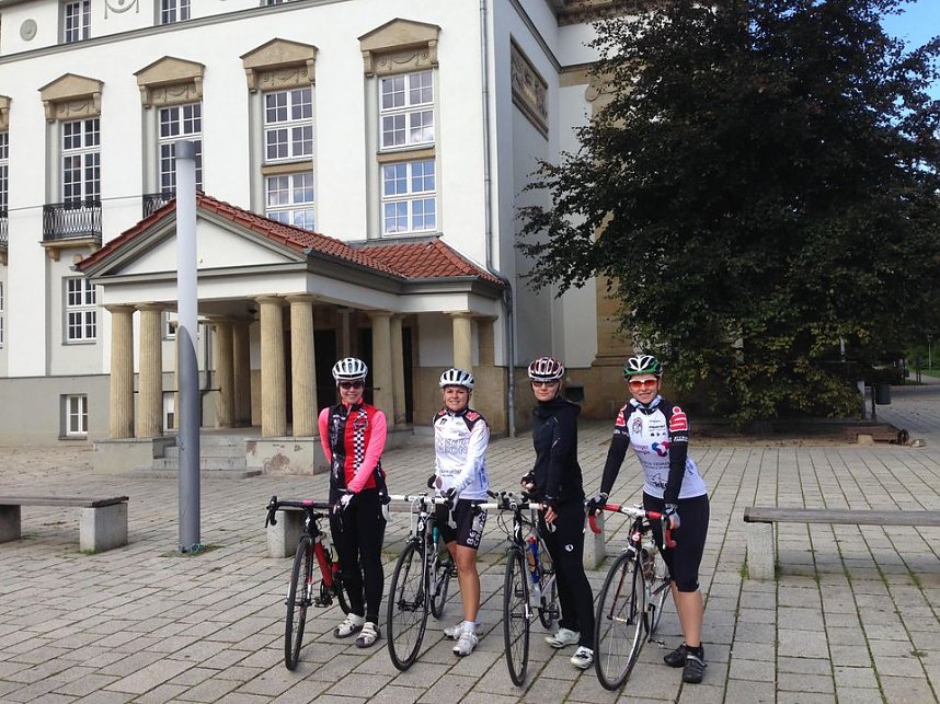 Quartett unterwegs: Start am Theater