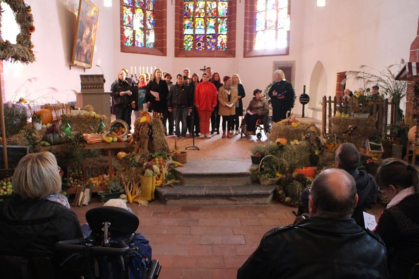 Erntedankgottesdienst der Lebenshilfe in der Blasiikirche Nordhausen