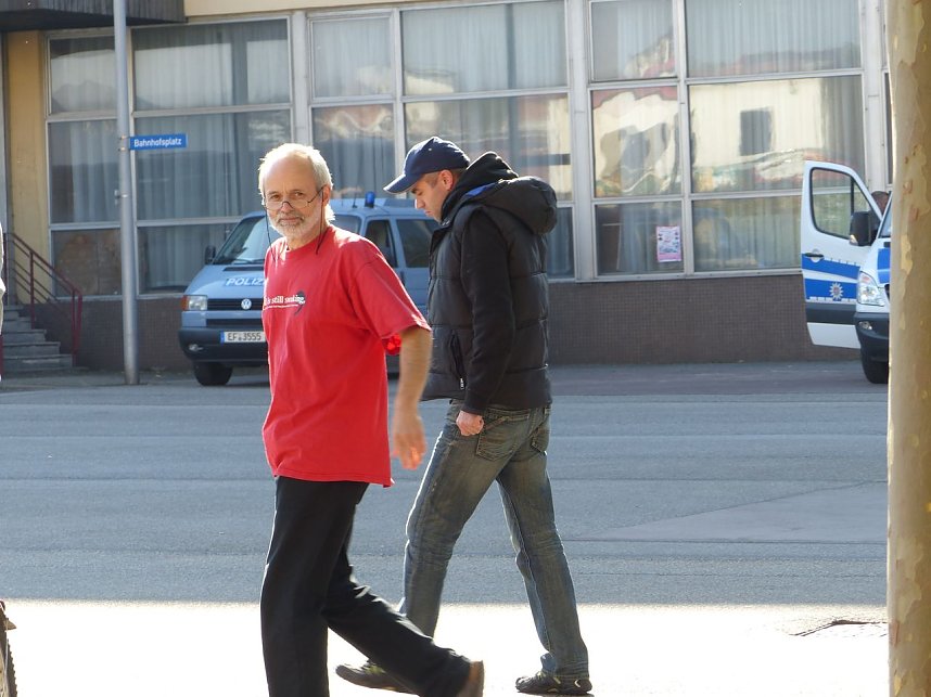 Zwei Demos in Nordhausen