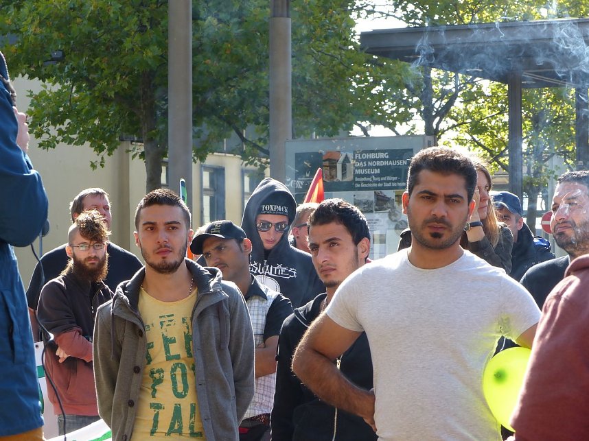 Zwei Demos in Nordhausen