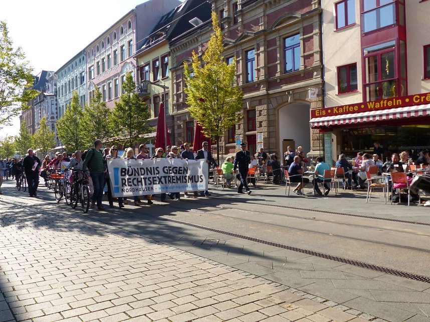 Zwei Demos in Nordhausen