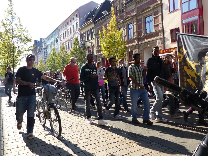 Zwei Demos in Nordhausen