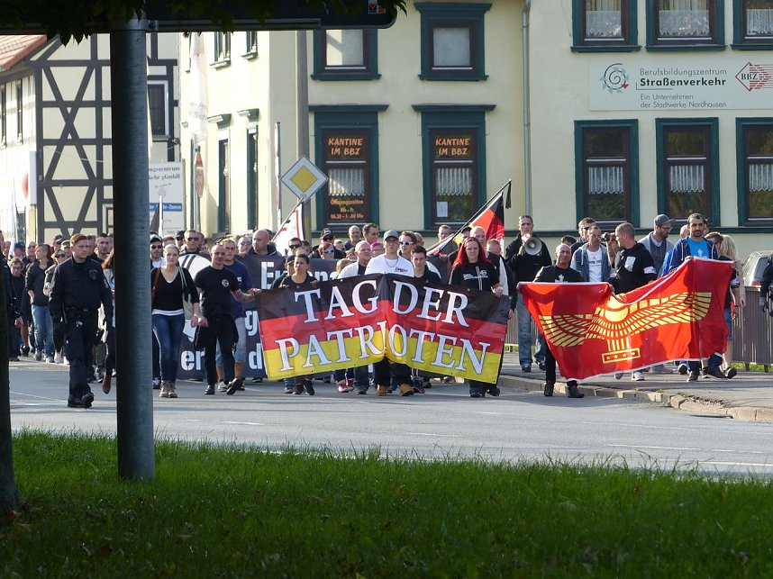 Zwei Demos in Nordhausen