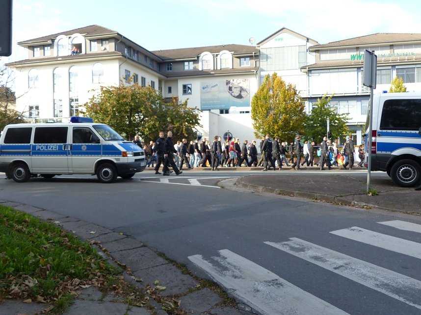 Zwei Demos in Nordhausen