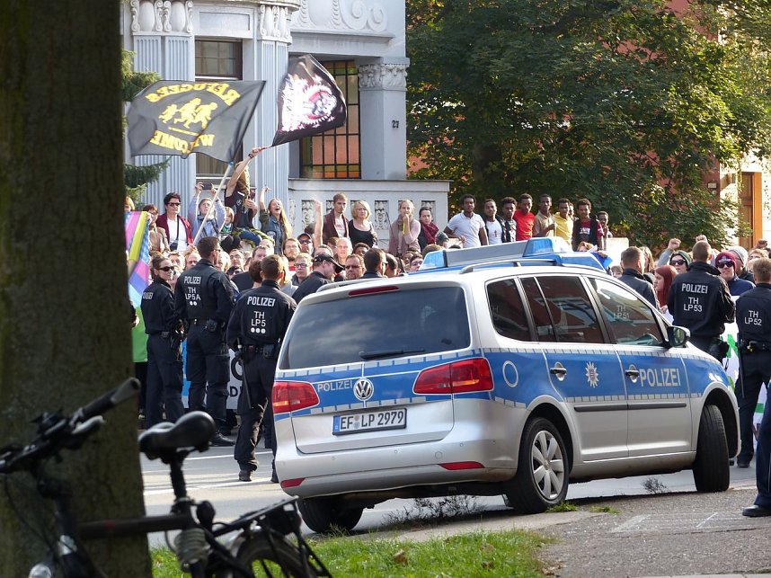 Zwei Demos in Nordhausen