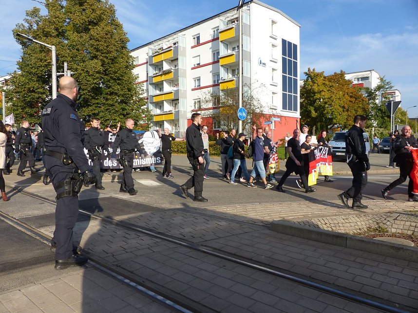 Zwei Demos in Nordhausen