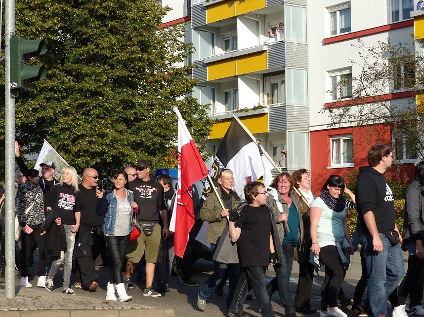 Zwei Demos in Nordhausen