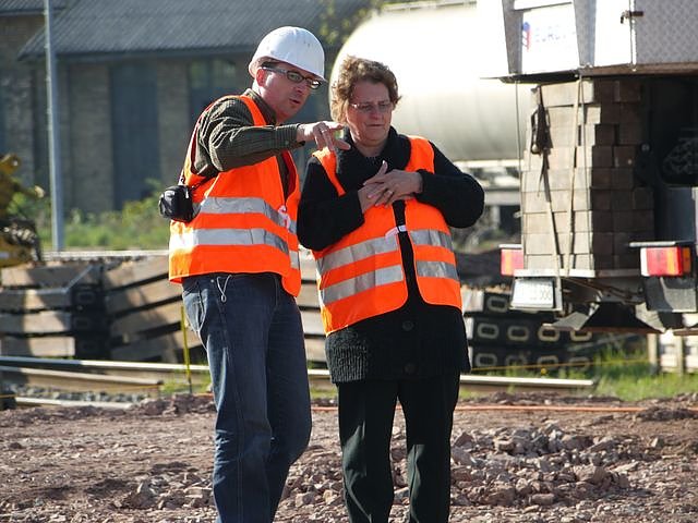 Gigantische Baustelle