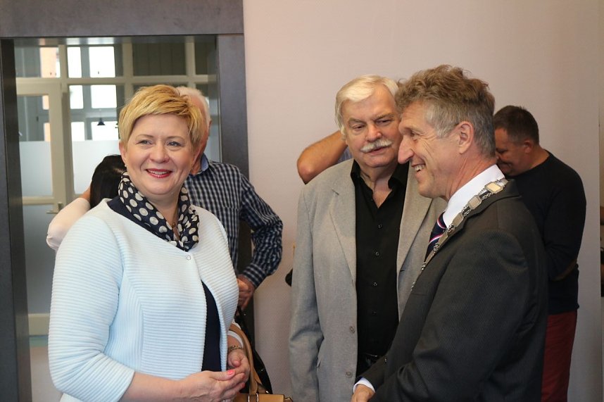 Besuch aus Ostr&oacute;w Wielkopolski im Nordh&auml;user Rathaus