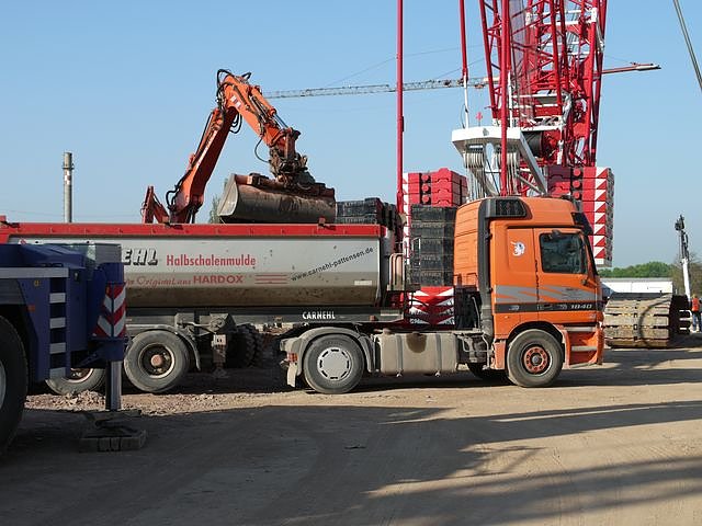 Gigantische Baustelle