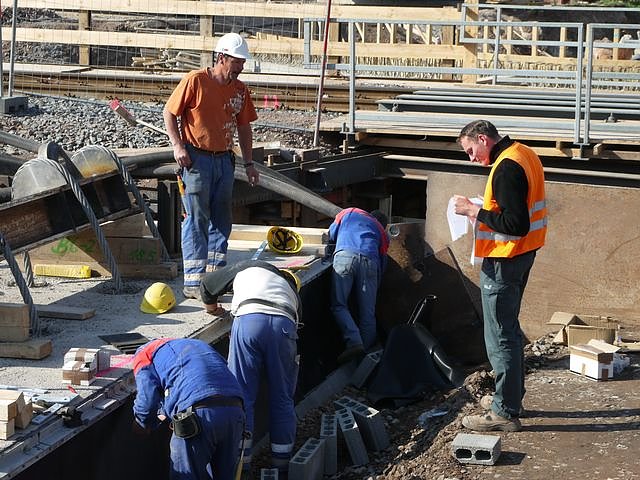 Gigantische Baustelle