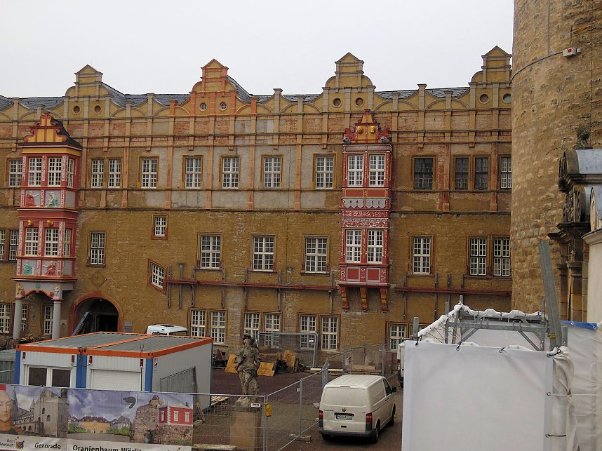 Unterwegs auf Schloss Bernburg