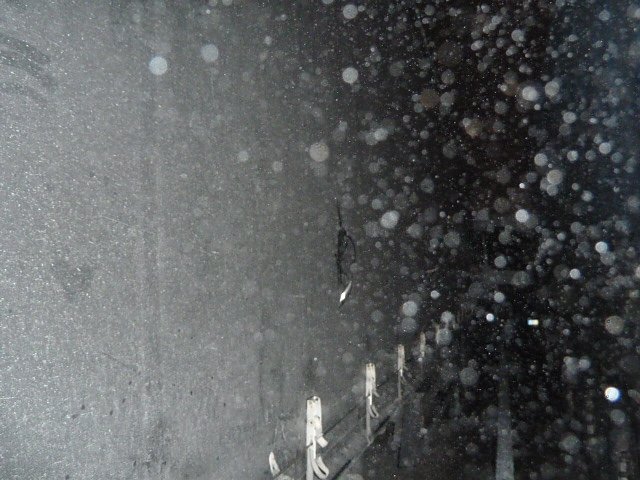 Planen aufgeschlitzt