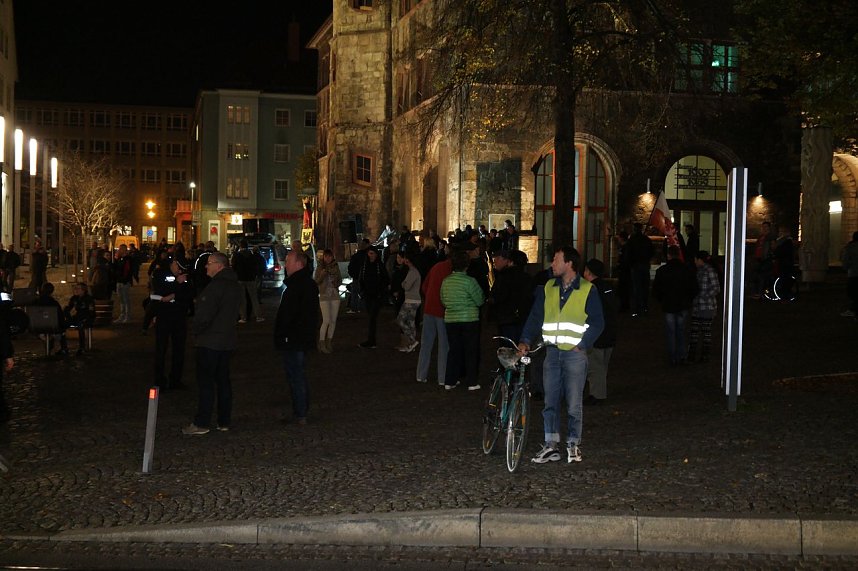 Zwei Demos in Nordhausen