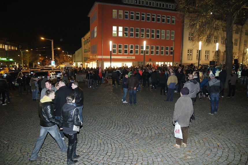 Zwei Demos in Nordhausen