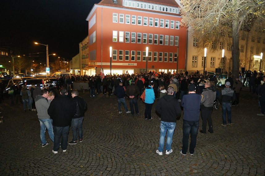Zwei Demos in Nordhausen