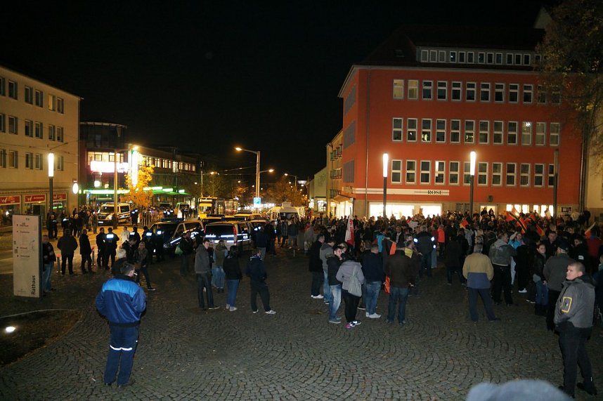Zwei Demos in Nordhausen