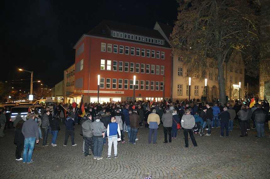 Zwei Demos in Nordhausen