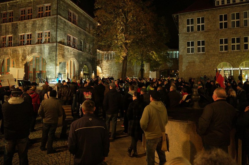 Zwei Demos in Nordhausen