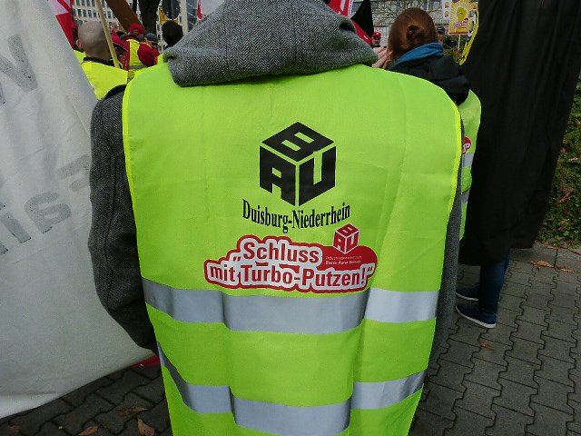 Demonstranten machten Druck