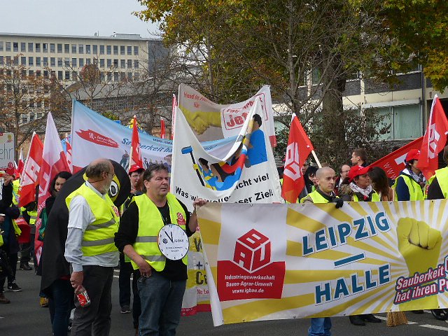 Demonstranten machten Druck