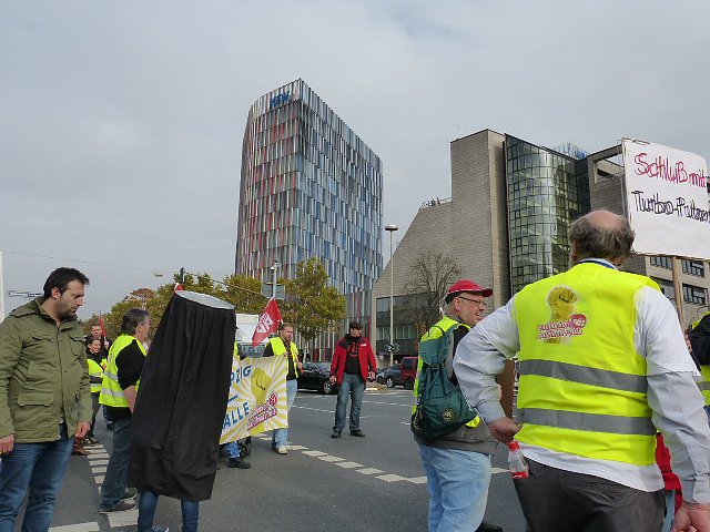 Demonstranten machten Druck