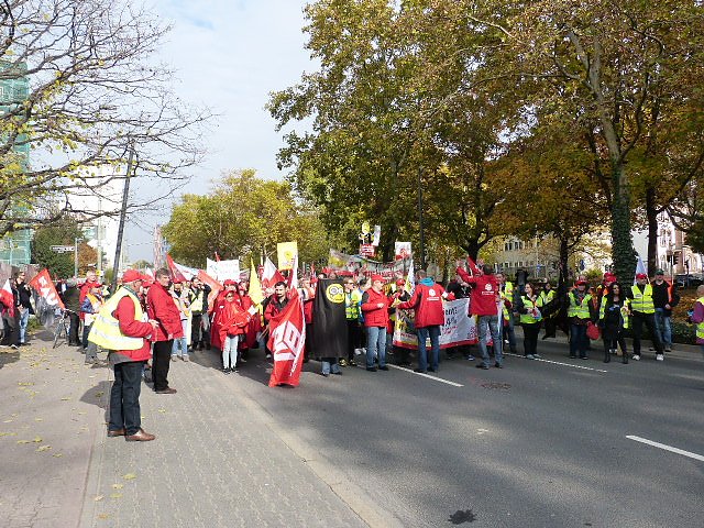 Demonstranten machten Druck