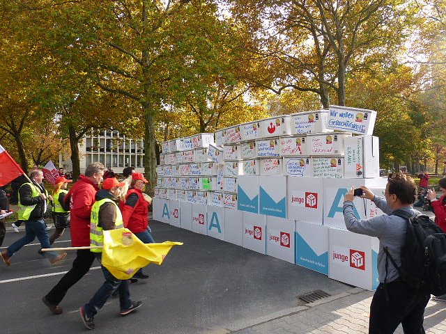 Demonstranten machten Druck