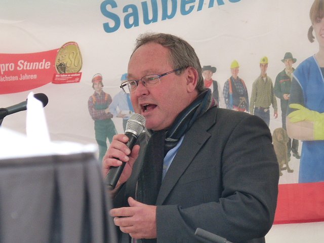 Demonstranten machten Druck