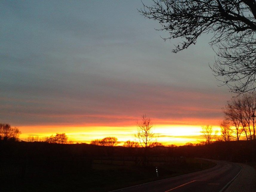 Sonnenuntergang im S&uuml;dharz