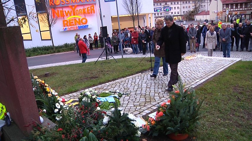 Gedenkveranstaltungen in Nordhausen am 9. November 2015
