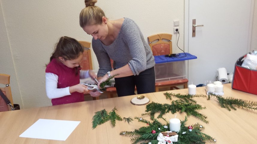 Adventsbasteln in Harztor