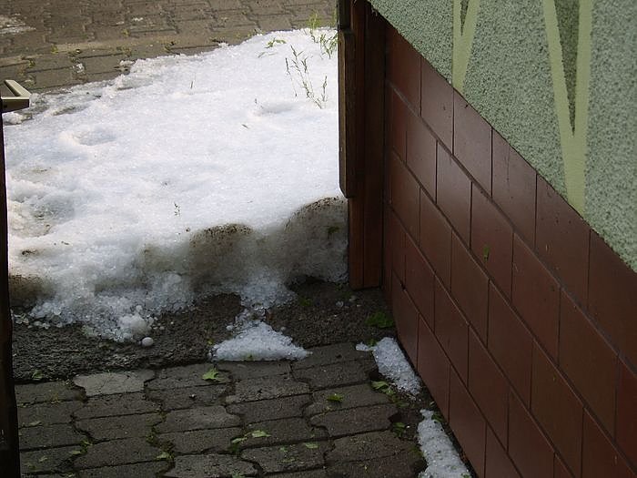 Unwetter - fotografiert in Hamma