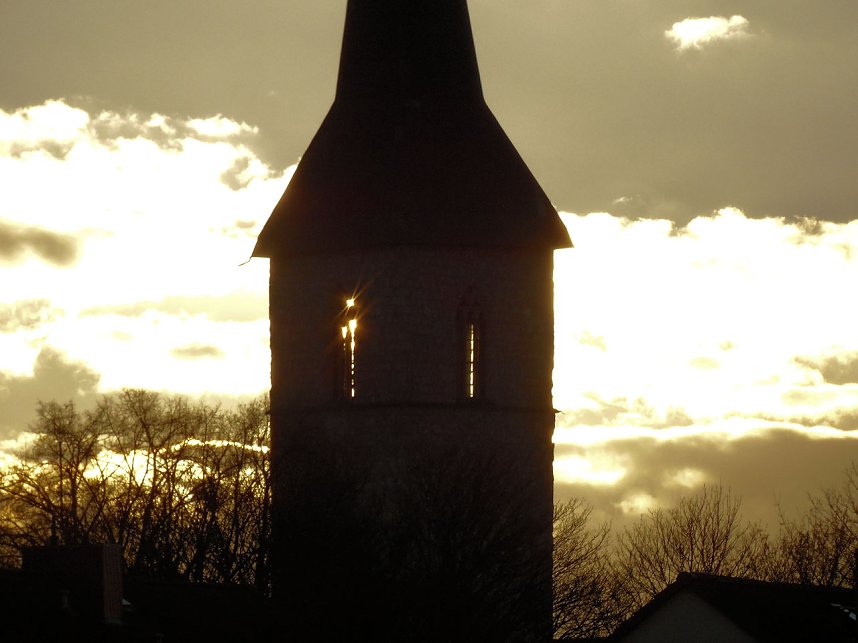 Farbenspiel am Abendhimmel