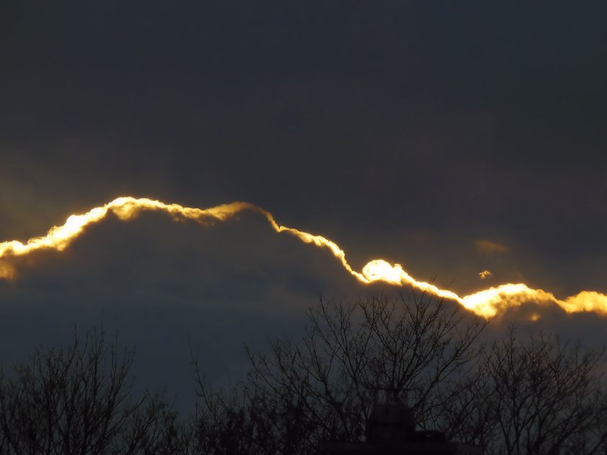 Farbenspiel am Abendhimmel