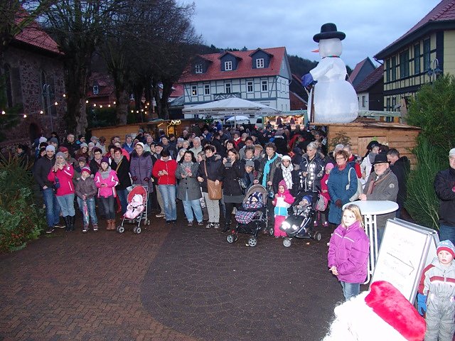 Vorweihnachtssingen der Schulkinder