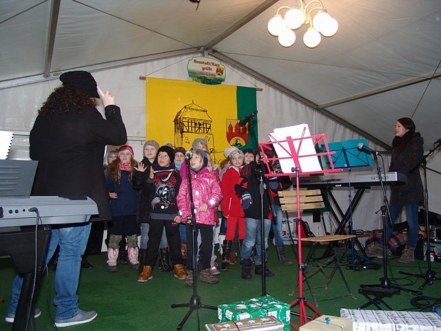 Vorweihnachtssingen der Schulkinder