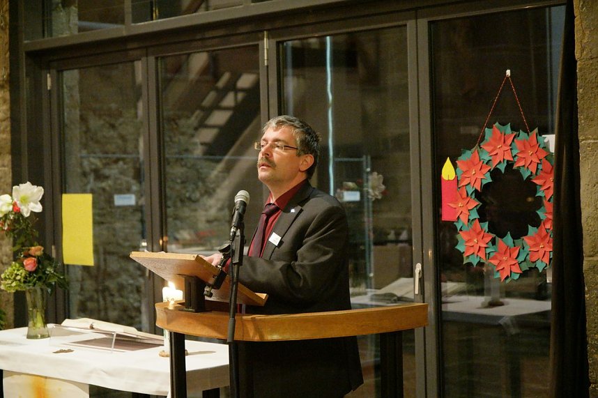 Neujahrsempfang des Kirchenkreises S&uuml;dharz: Superintendent Schwarze