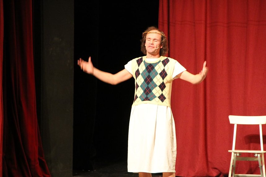 Das Krippenspiel mit Olaf Schubert sorgte im Theater Nordhausen wieder f&uuml;r ein volles Haus