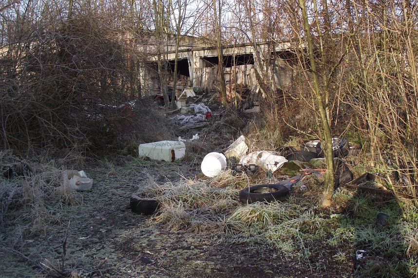 Bald wird das ehemalige Drei Streif-Geb&auml;ude nur noch Geschichte sein