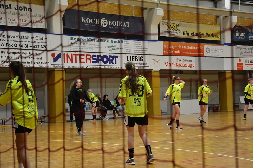 Der NSV Handballnachwuchs trat zum Jahresende gegen Bleicherode an