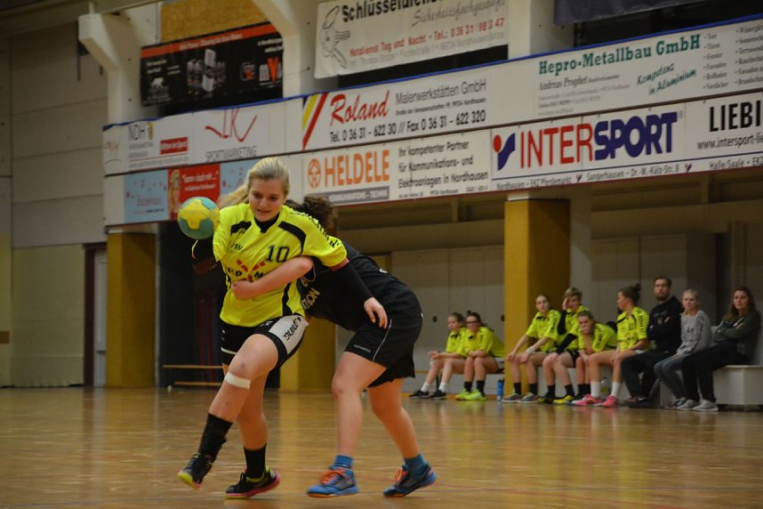 Der NSV Handballnachwuchs trat zum Jahresende gegen Bleicherode an