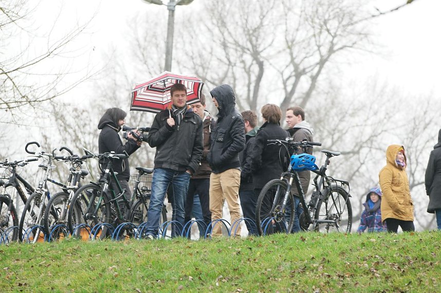 Eisbaden der Hochschule 2015