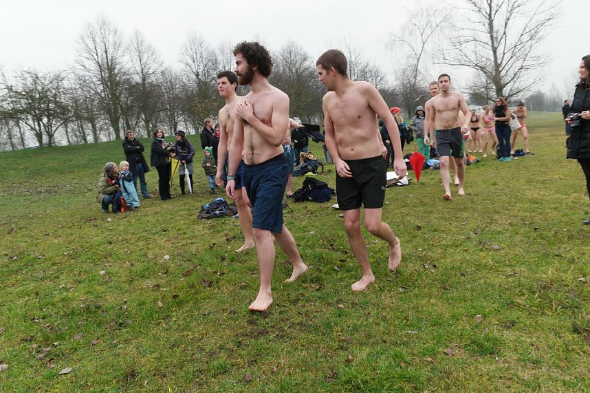 Eisbaden der Hochschule 2015