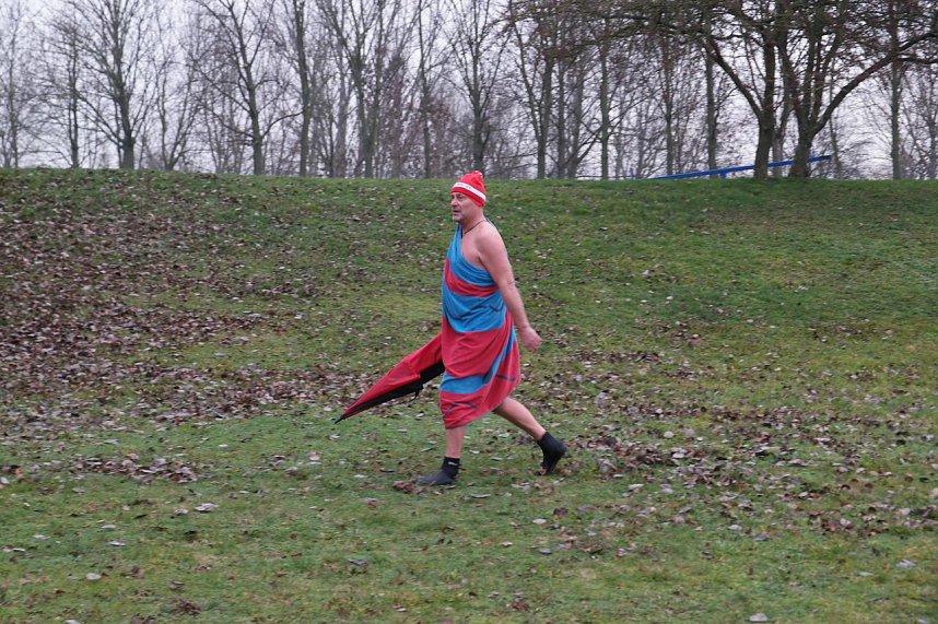 Eisbaden der Hochschule 2015