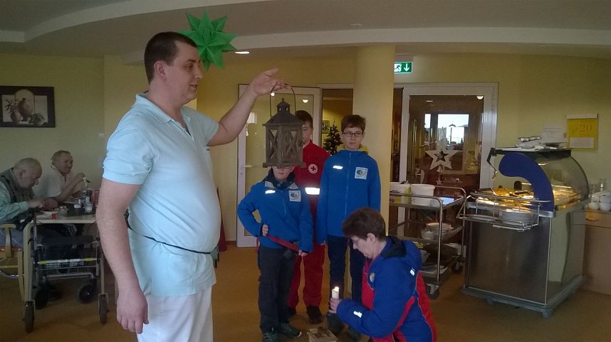 Ellricher Bergwachter im Friedenslichtensatz