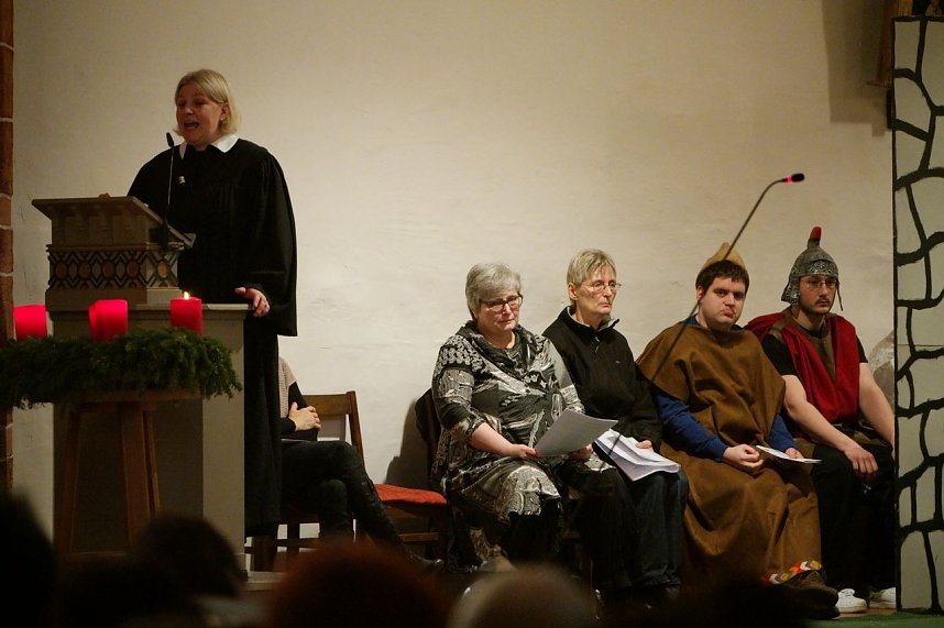 Weihnachtsgottesdienst der Nordth&uuml;ringer Werkst&auml;tten